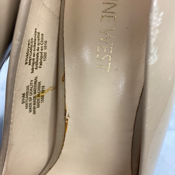 🥳Host Pick🥳 Nine West Mary Jane Nude Heels Size 9.5 - Picture 11 of 16